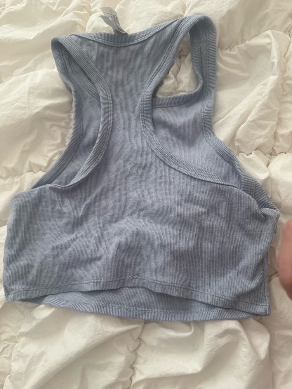 ALO Yoga Ribbed Racerback Crop - Picture 3 of 3